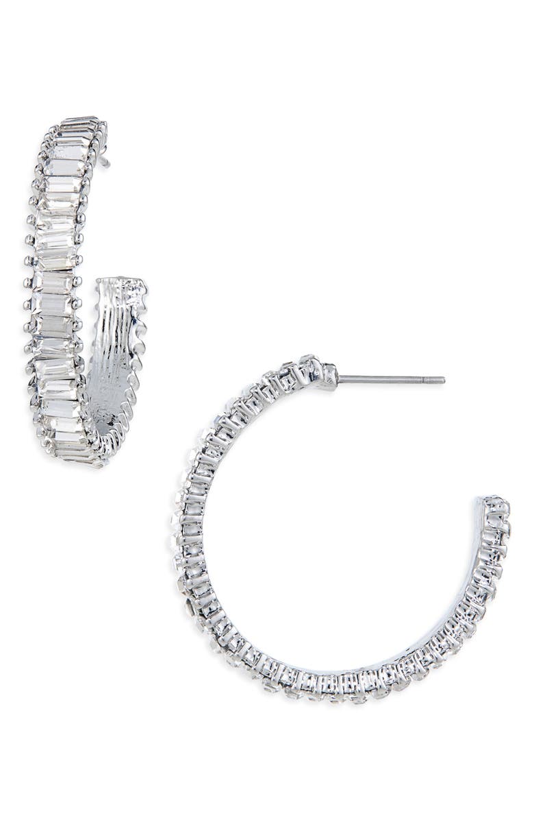 Cara Fringe Drop Hoop Earrings, Main, color, 