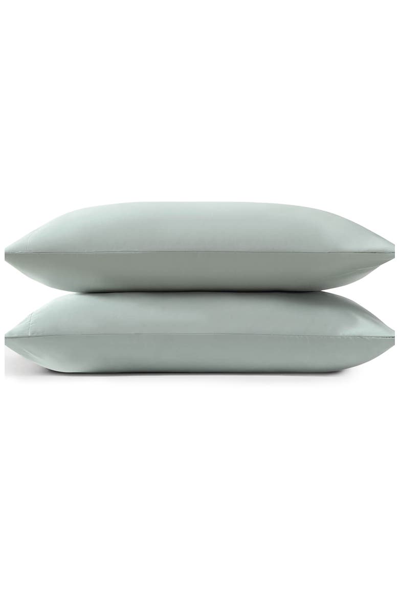 Set of 2 Silky Pillowcases, Alternate, color, SLATE GREY