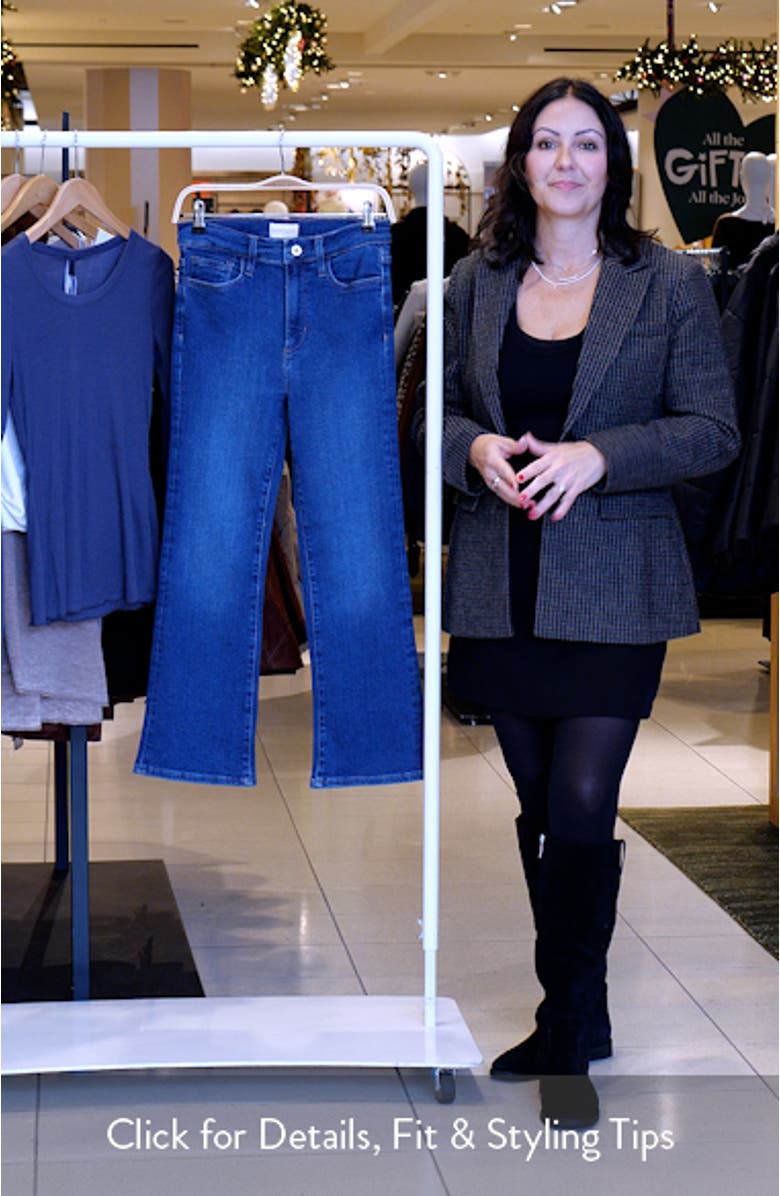 The Erin Crop Bootcut Jeans, sales video thumbnail