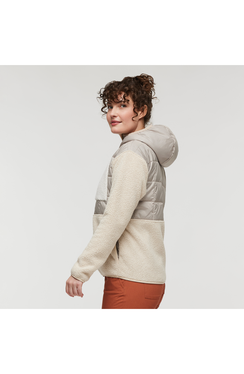 Cotopaxi Trico Hybrid Hooded Jacket - Women's, Alternate, color, Oatmeal/Cream