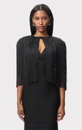 Herve Leger Icon Fringe Cape