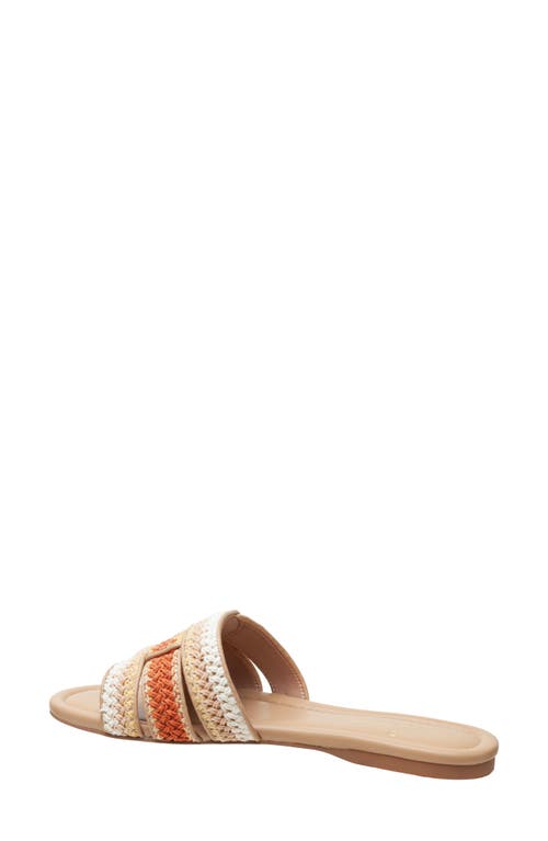 Linea Paolo Legacy Slide Sandal In Toffee