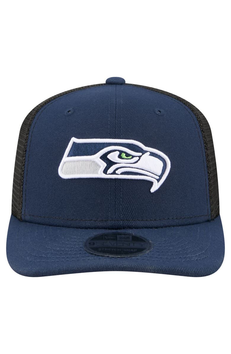 New Era Men's New Era College Navy Seattle Seahawks 9SEVENTY Trucker Adjustable Hat, Alternate, color, College Navy