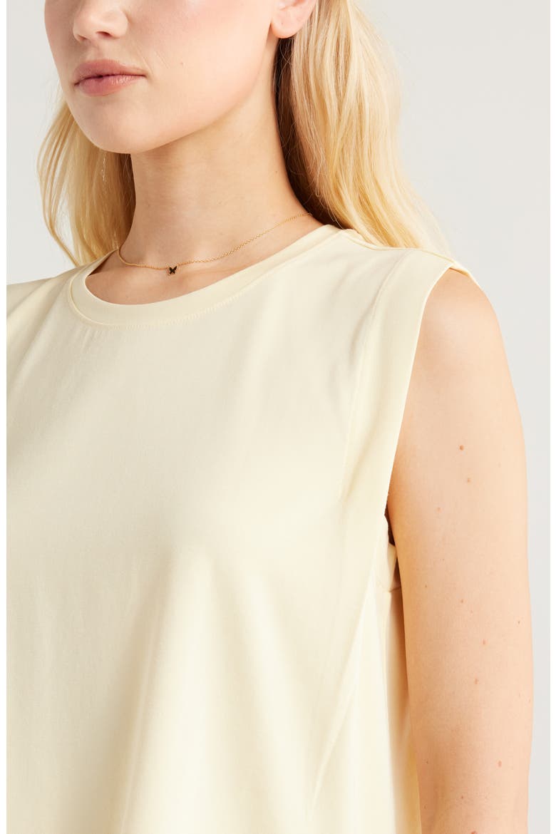 New Take Boxy Tank Top, Alternate, color, YELLOW FLAN