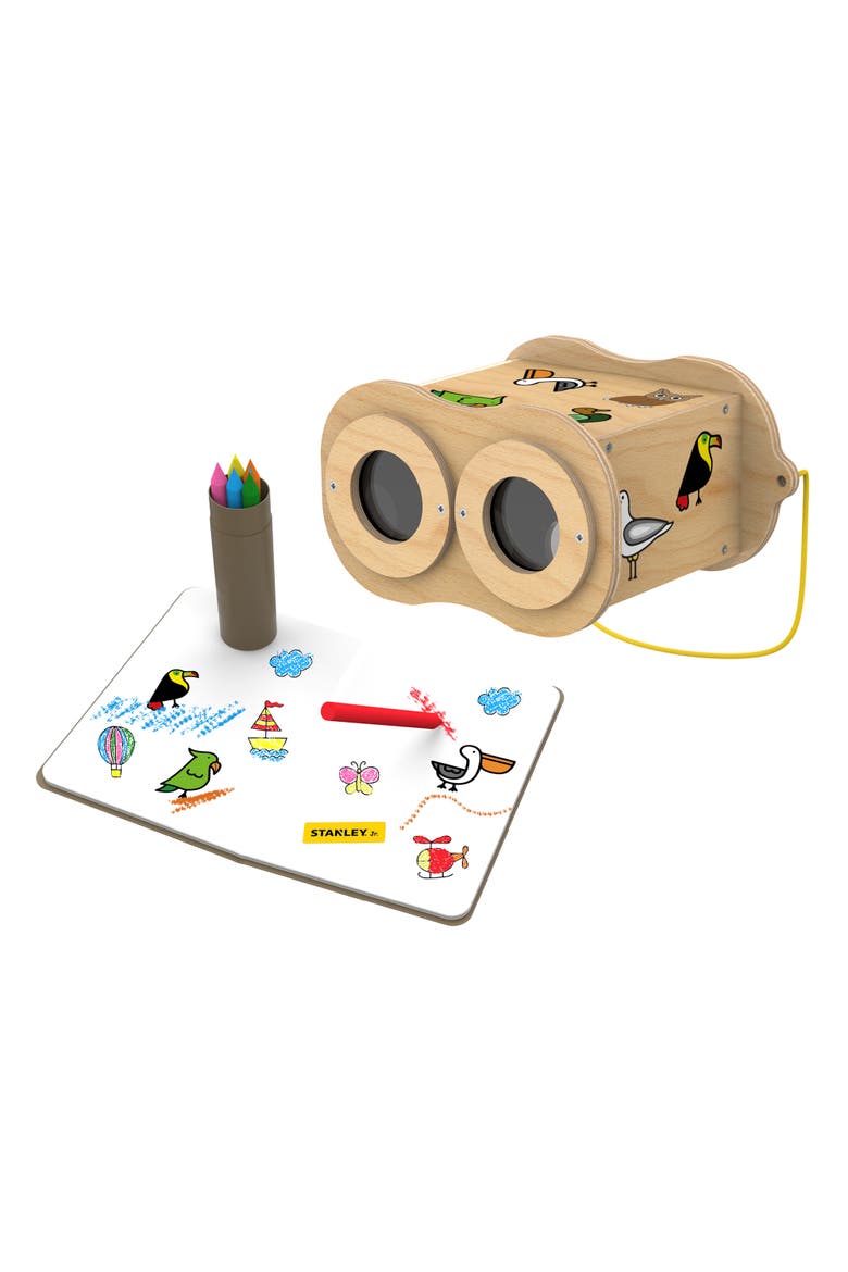 Wood Binocular Kit, Alternate, color, Multi color
