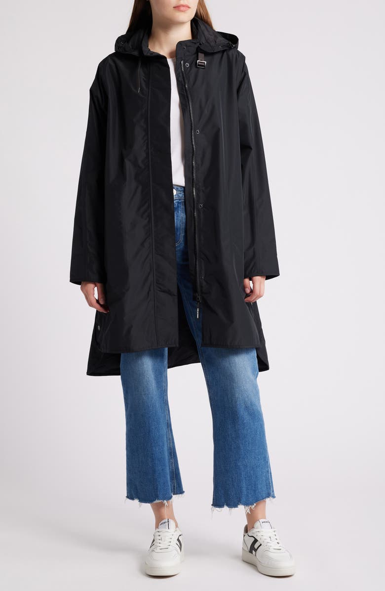 Ilse Jacobsen Waterproof Insulated Hooded Raincoat, Alternate, color, 