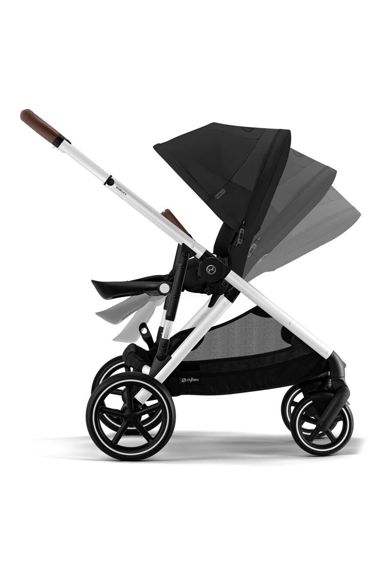 Gazelle S & Aton G Stroller & Car Seat Travel System, Alternate, color, MOON BLACK