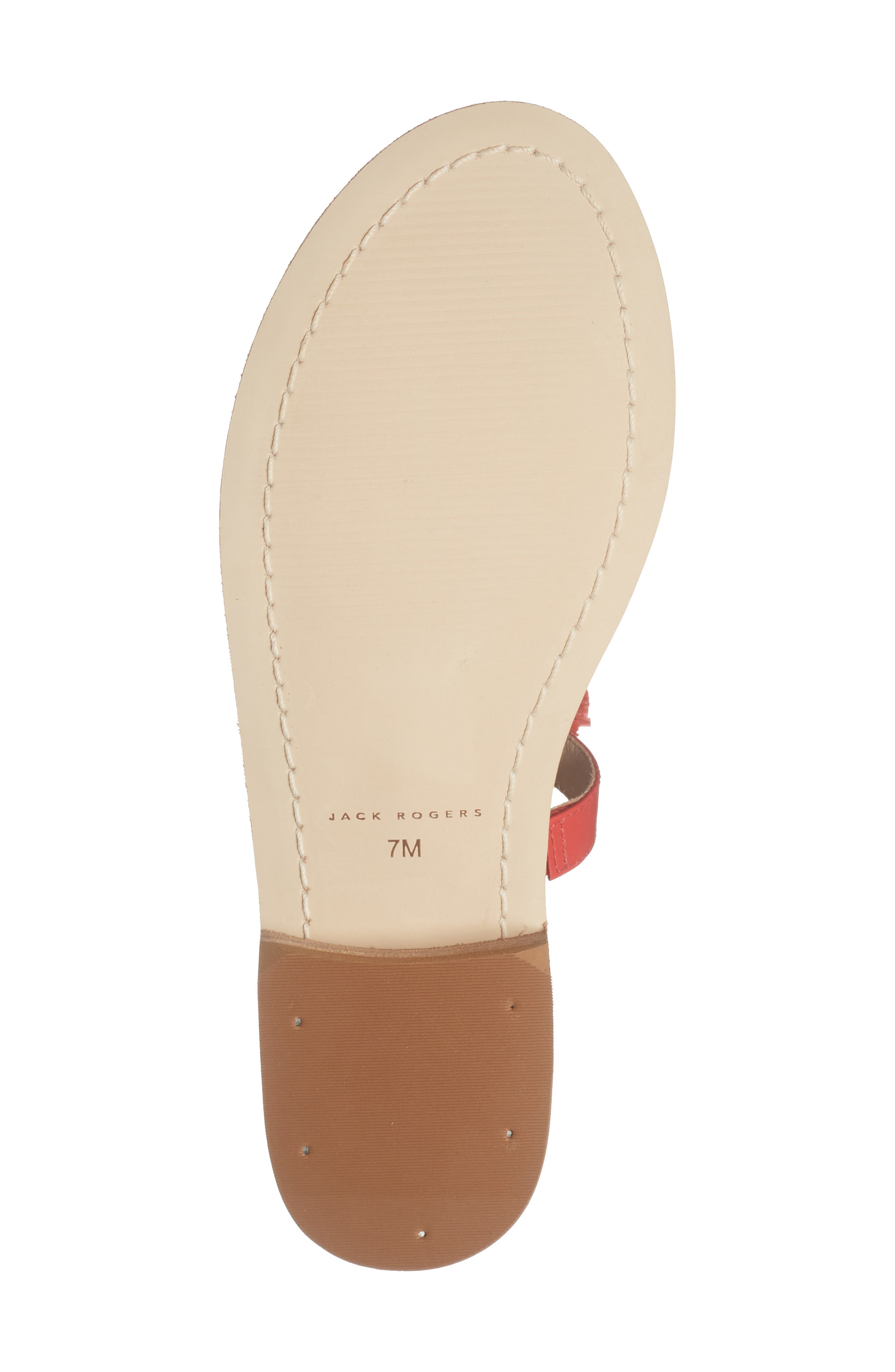 Daffodil Sandal, Alternate, color, FIRE RED