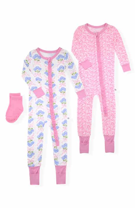 SLEEP ON IT Convertible Coverall Pajamas & Socks Set
