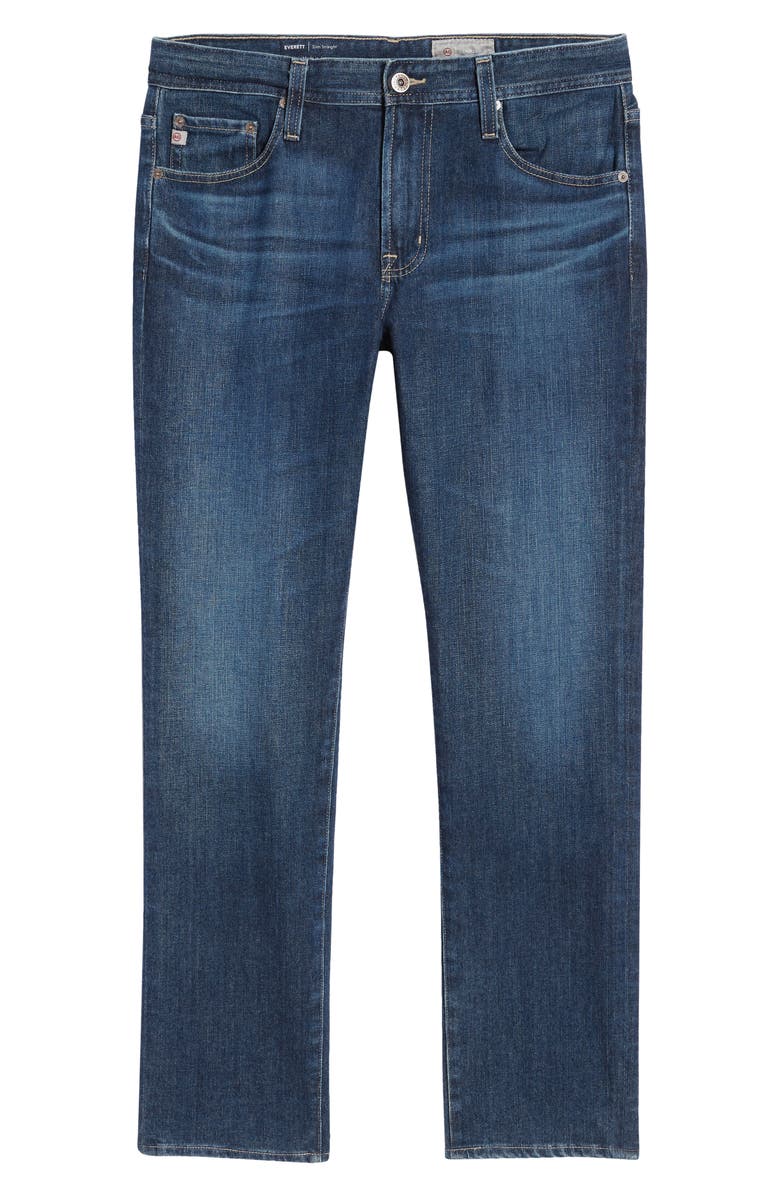 AG Everett Slim Straight Leg Jeans, Alternate, color, Midlands