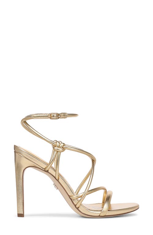 Sam Edelman Isadora Ankle Strap Sandal In Gold