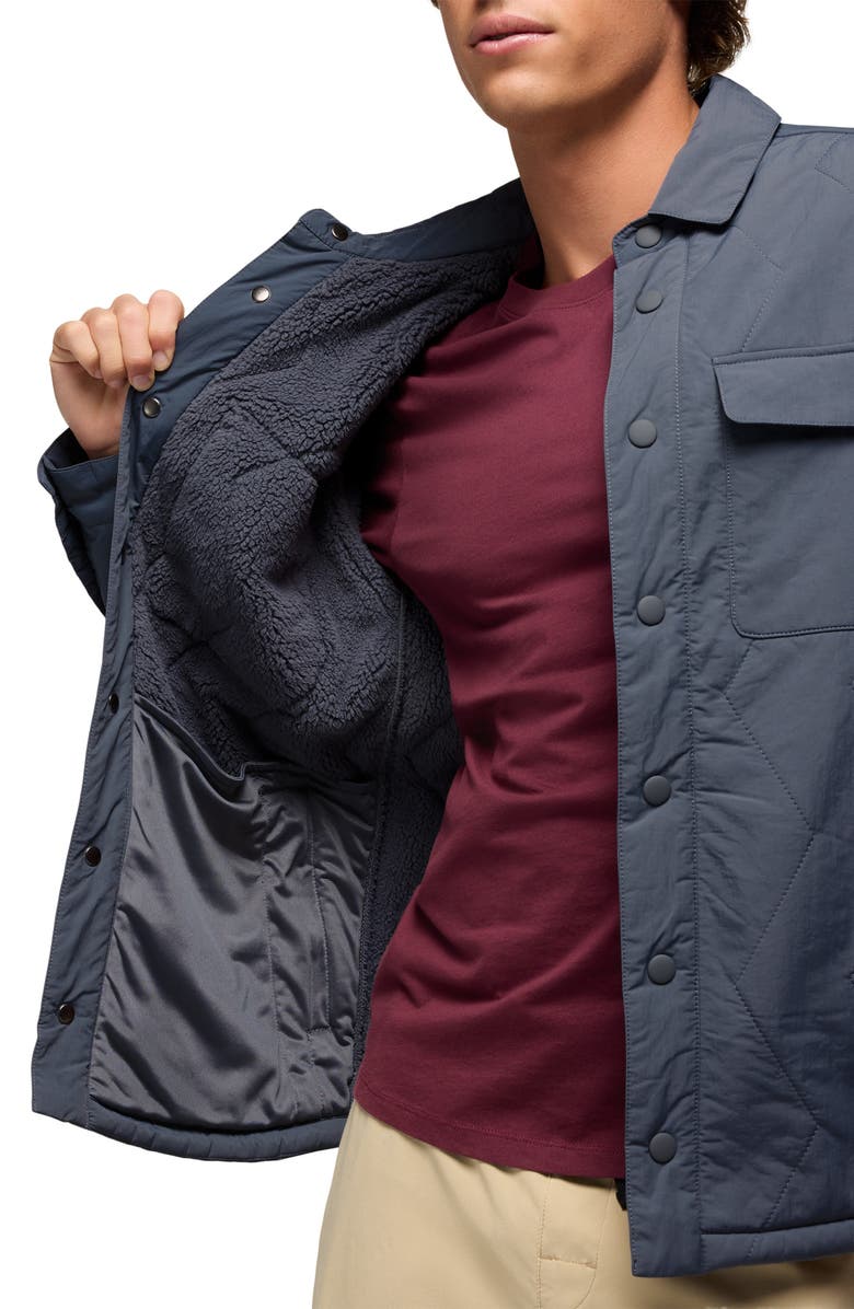 prAna Encinitas Quilted Jacket, Alternate, color, Thundercloud