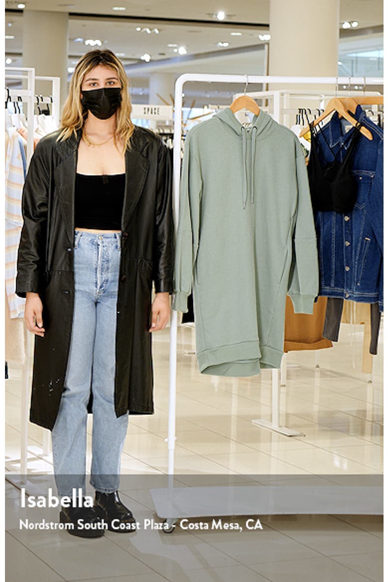 Cara Long Sleeve Fleece Hoodie Dress video