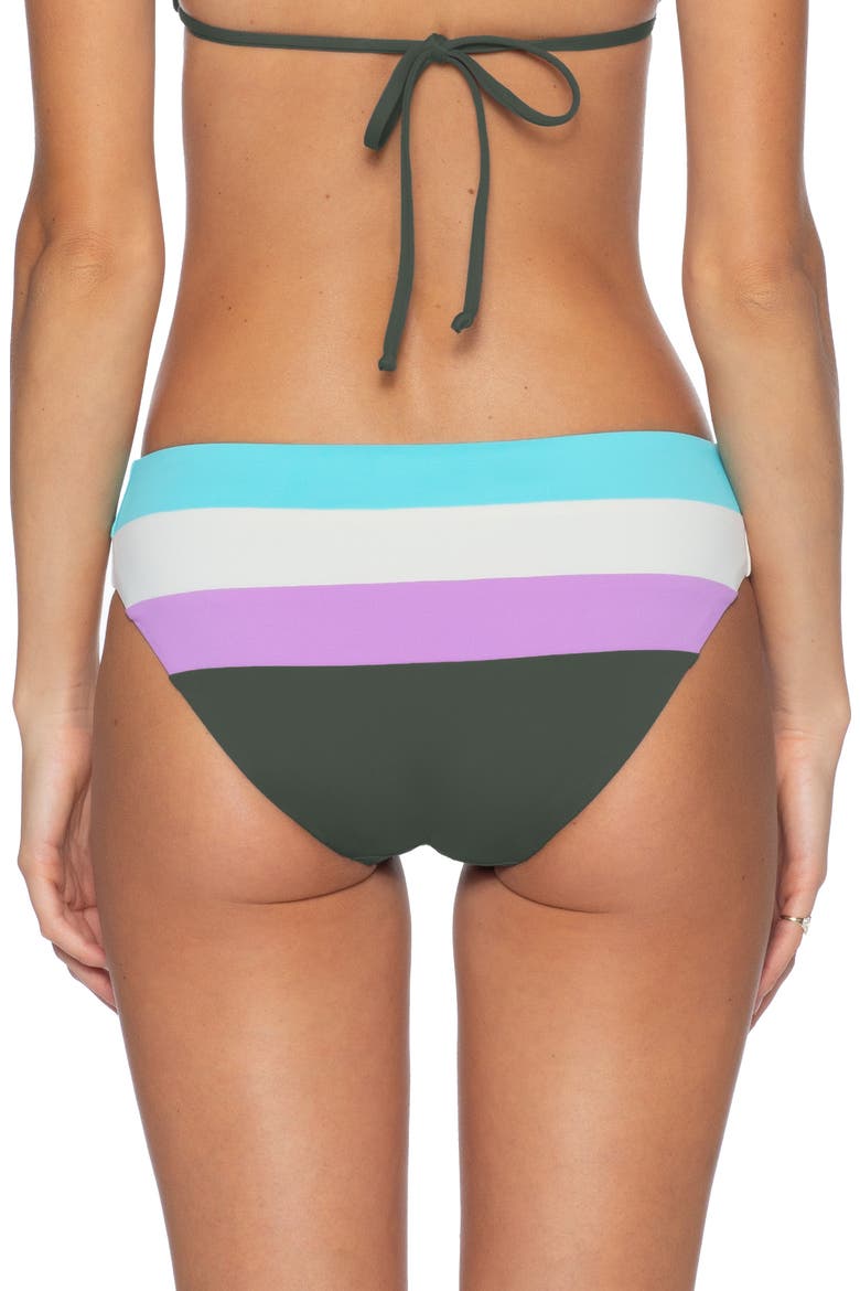 Circuit Colorblock Bikini Bottoms, Alternate, color, BASIL