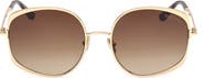 TOM FORD Abbey 58mm Round Sunglasses
