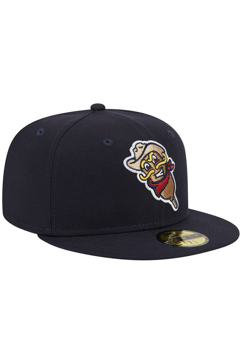 Men's New Era Navy Frisco RoughRiders Theme Nights Frisco Corny Dogs  59FIFTY Fitted Hat, Alternate, color, Navy