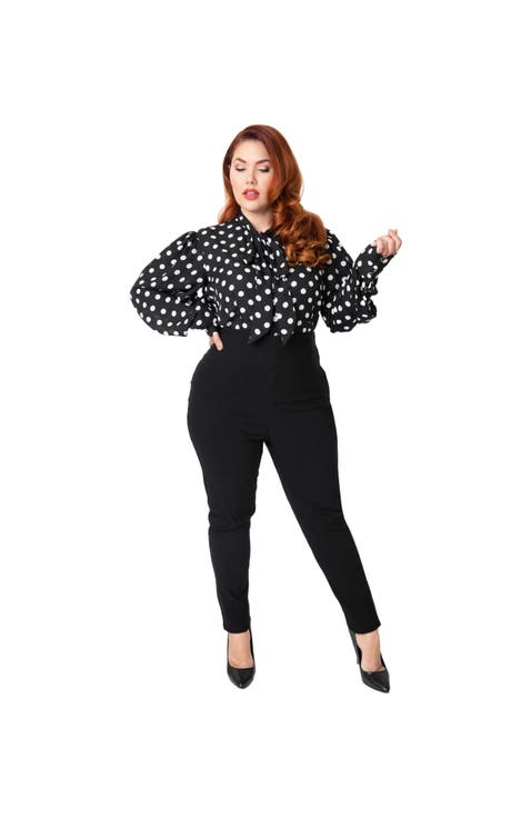 Plus Size Rizzo Cigarette Pants