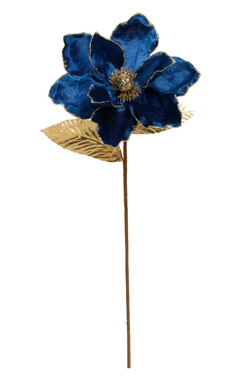 Mark Roberts Christmas Magnolia Stem, Set of 12, Main, color, Dark Blue