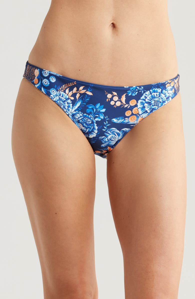 Agua Bendita Ilu Azure Reversible Swim Bottoms, Alternate, color, Multicolor