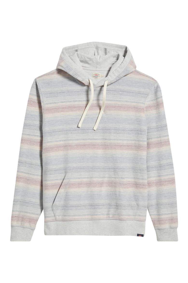 Byron Bay Print Stripe Cotton Hoodie, Alternate, color, MIDNIGHT VINEYARD