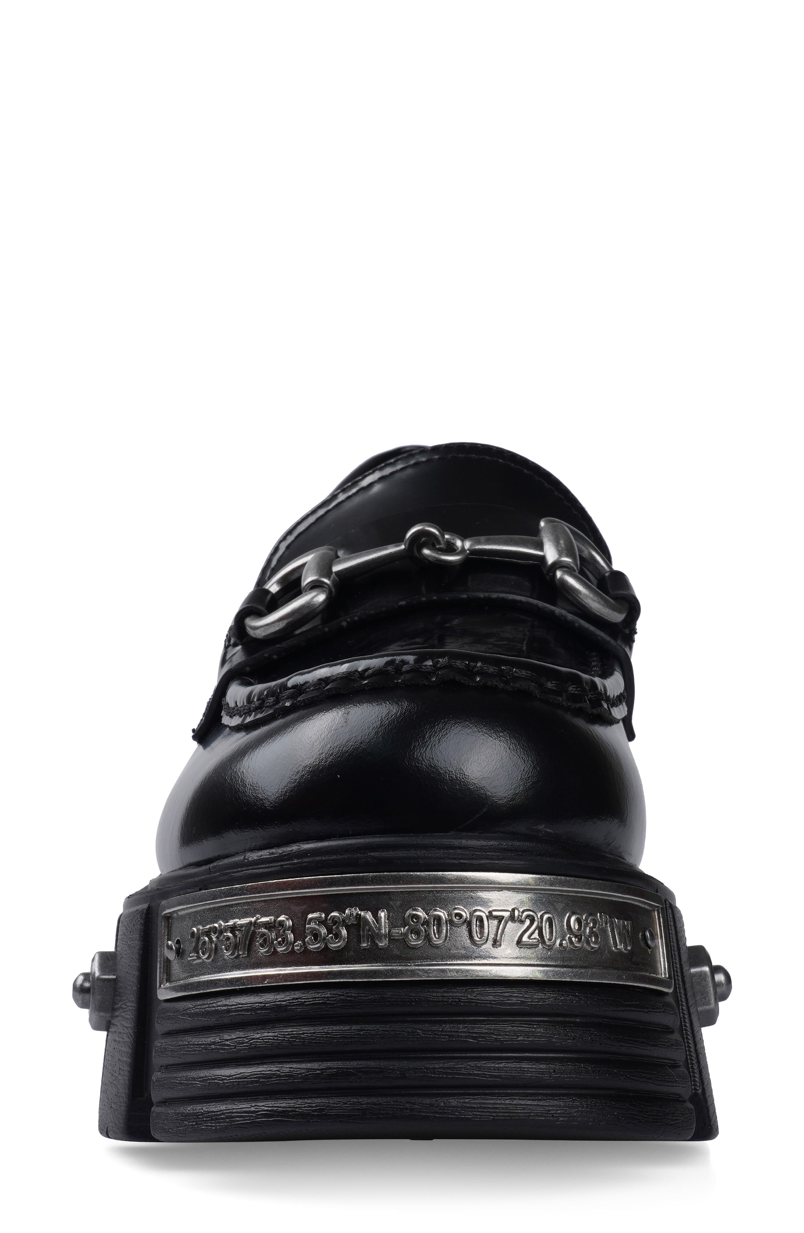 ZIGI Antina Lug Sole Loafer, Alternate, color, Black Leather