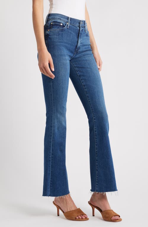 Mother The Weekend High Waist Stretch Denim Bootcut Jeans In Blue