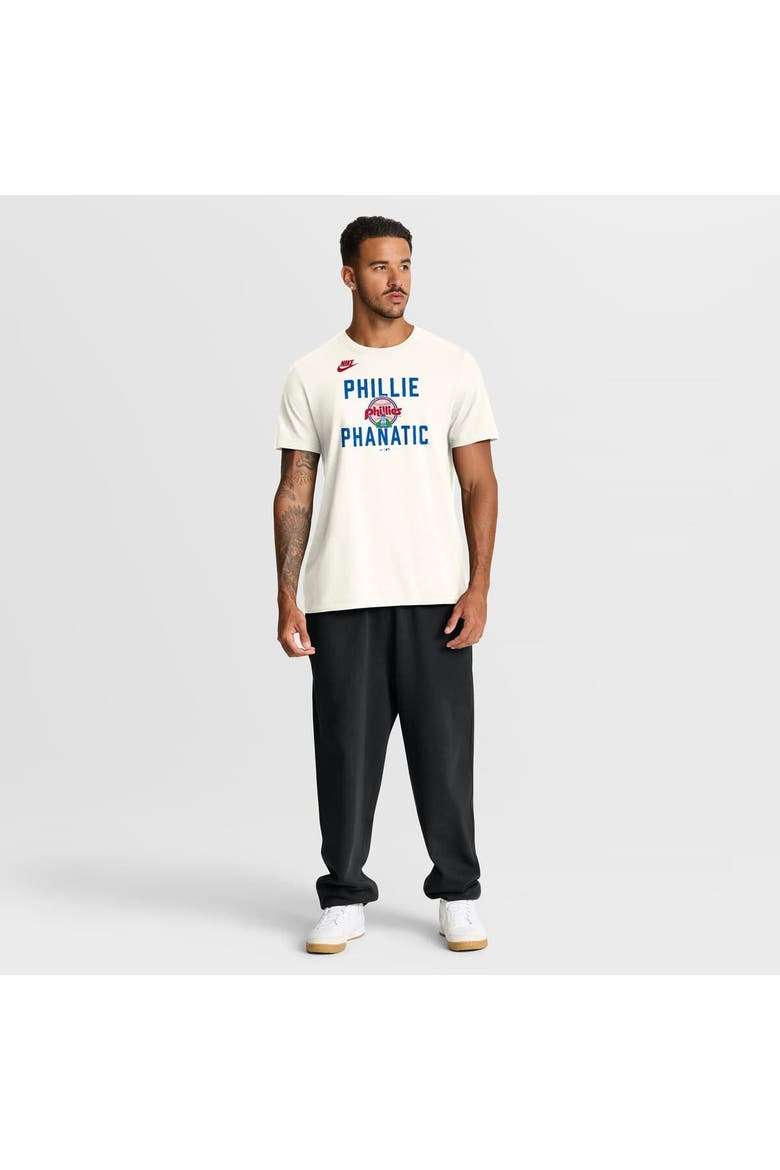 Men's Nike Cream Philadelphia Phillies Cooperstown Collection ‘70s Inspired T-Shirt, Alternate, color, Cream