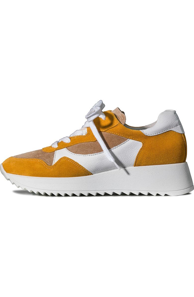 Paul Green R4949 Suede & Leather Sneaker, Alternate, color,