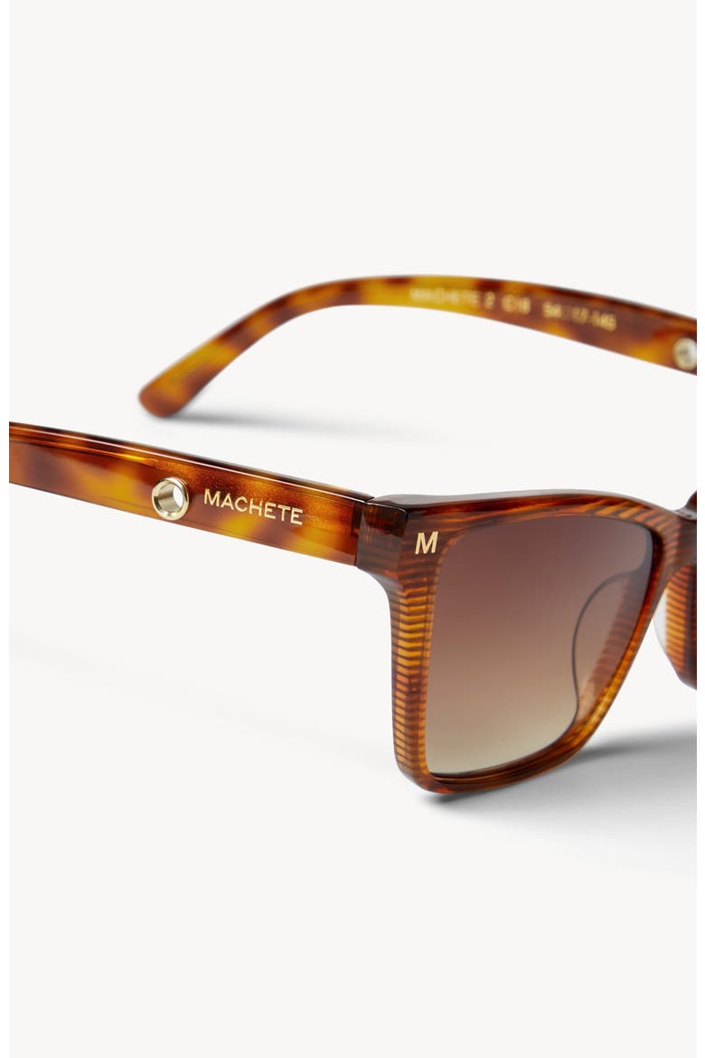 Sally Sunglasses, Alternate, color, Dark Tortoise Stripe