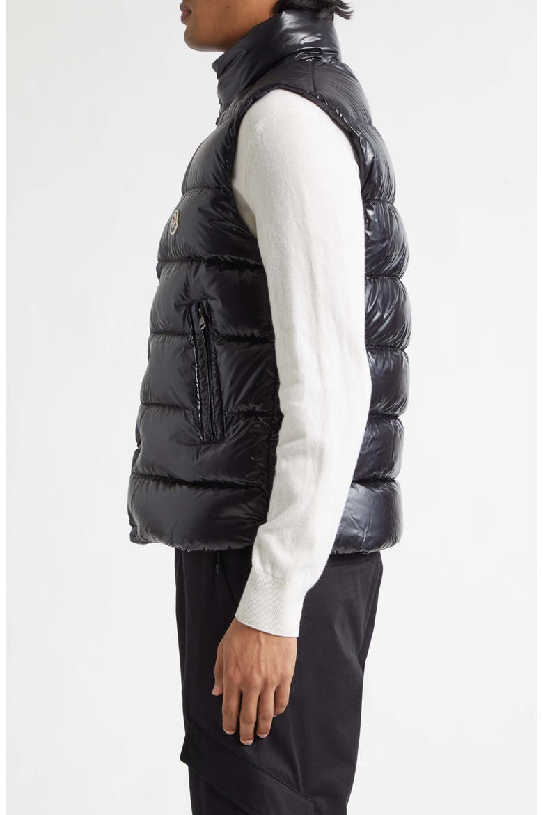 Tibb Water Repellent Down Puffer Vest, Alternate, color, BLACK