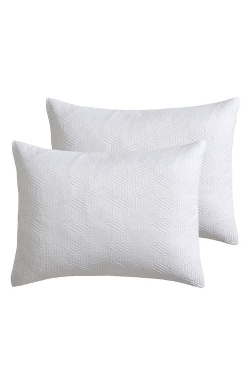 Tahari Blanc 5-piece Queen Comforter Set In Bright White