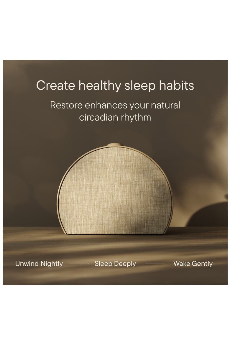 Restore 3 Smart Light, Sound Machine & Sunrise Alarm Clock, Alternate, color, GREIGE