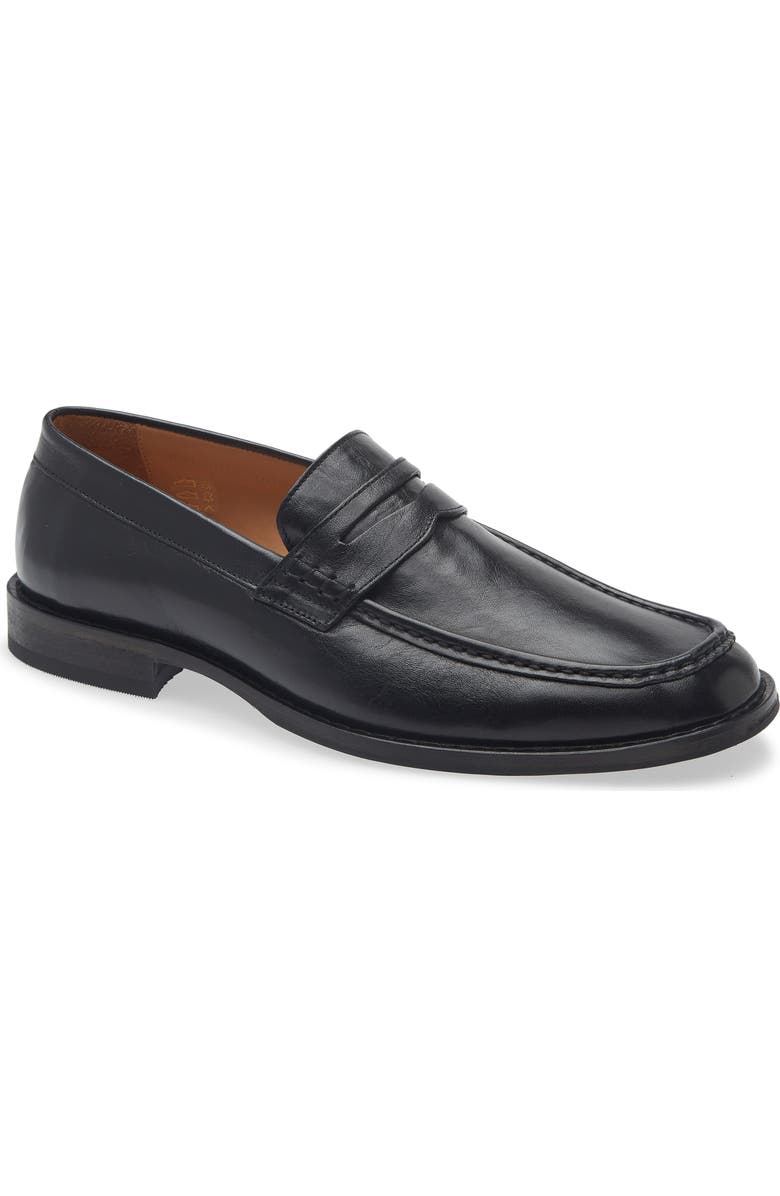 OUR LEGACY Lightweight Loafer, Main, color, True Dyed Black Leather