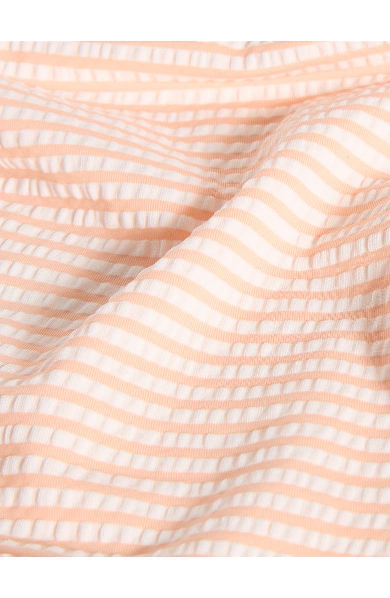 Kate Spade New York Tidal Stripe Cover Up Short, Alternate, color, Light Cantaloupe