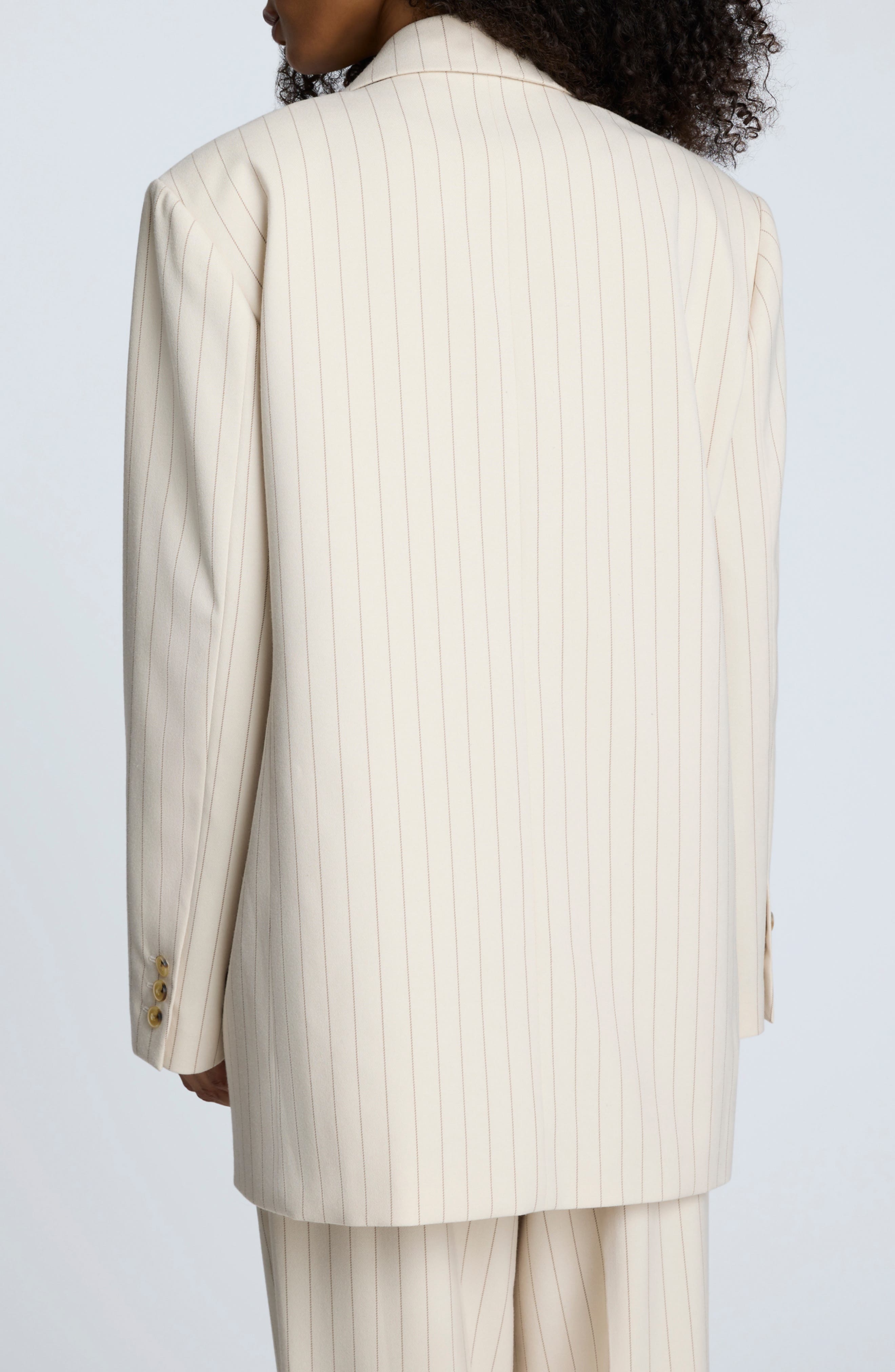 Pinstripe Oversize Blazer - image 2