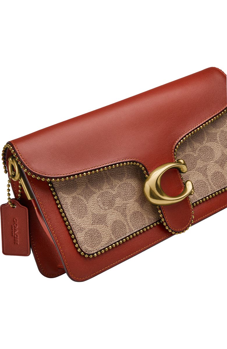 COACH Tabby 26 Coated Canvas & Leather Shoulder Bag, Alternate, color,