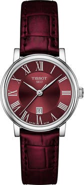 Tissot Carson Premium Leather Strap Watch, 30mm