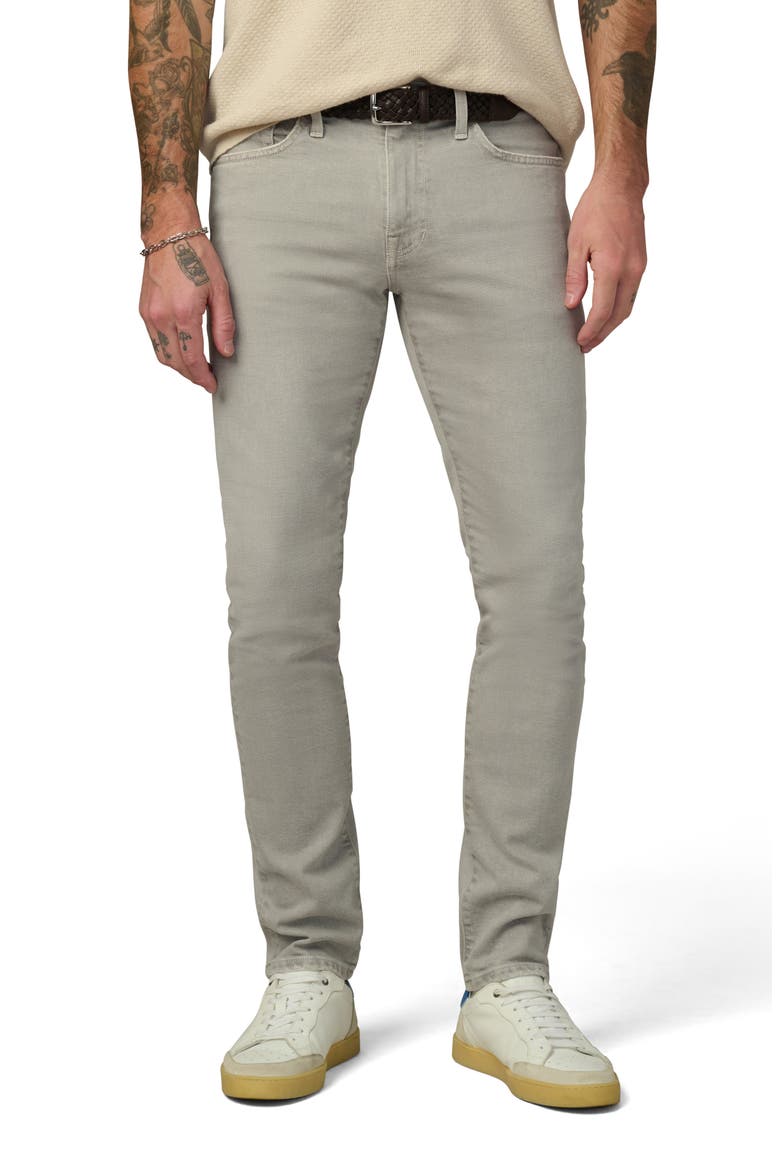 The Asher Slim Fit Twill Pants, Main, color, GHOST GRAY