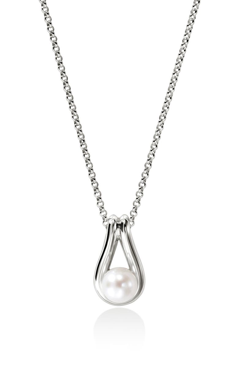 John Hardy Surf Silver Pendant Necklace, Main, color, Sterling Silver