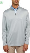 CON.STRUCT Regular Fit Melange Recycled Performance Quarter Zip
