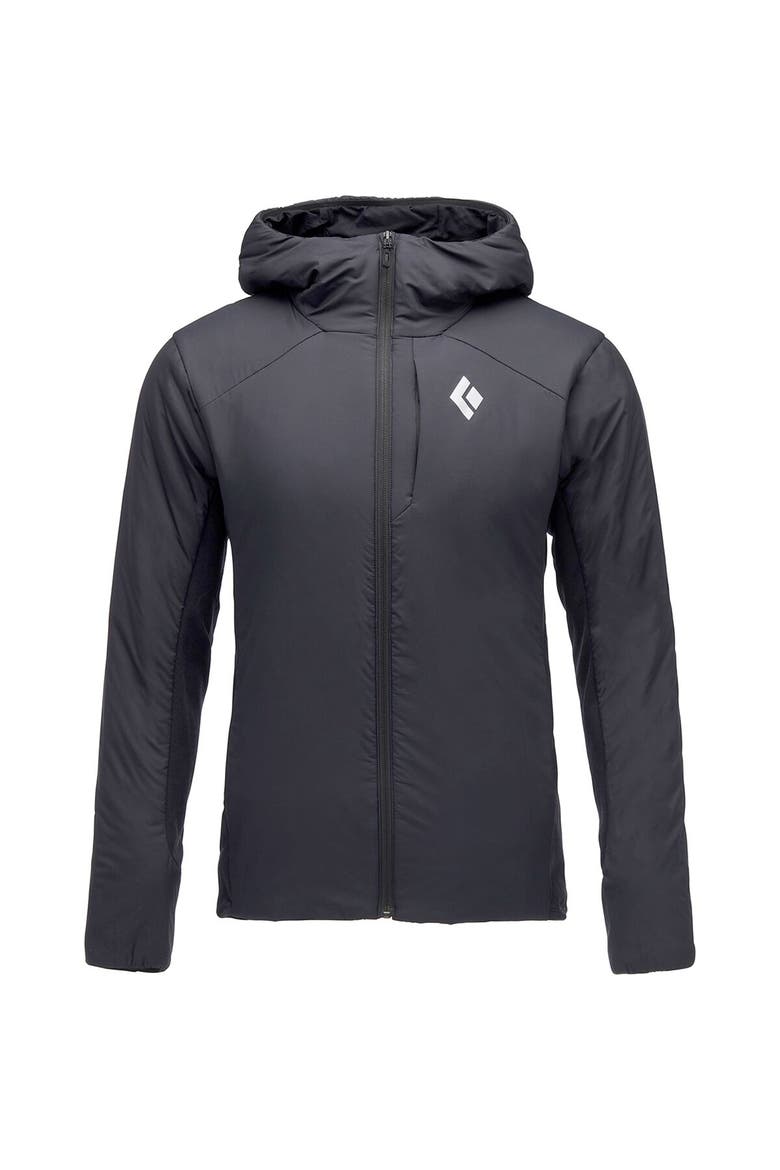 First Light Hybrid Hooded Jacket - Men's, Alternate, color, Black
