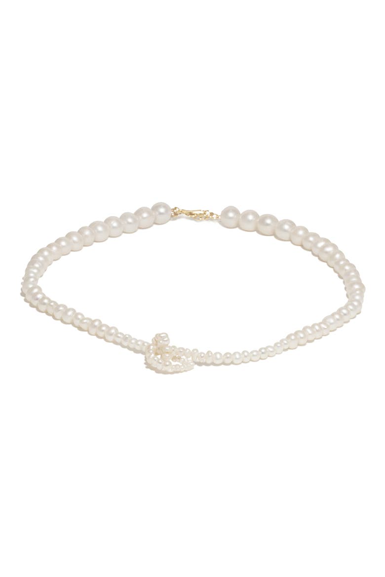 Freshwater Pearl Necklace, Alternate, color, 18CT GOLD PLATED