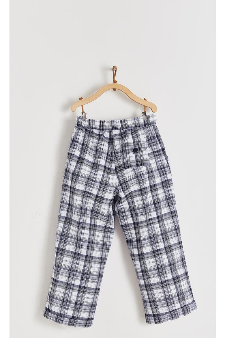 Linen Plaid Pants for Little Kid, Alternate, color, FULL PRINT