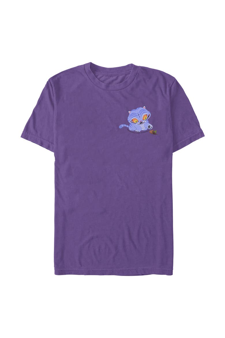 Men's Mischievous Derpy Pocket T-Shirt, Main, color, Purple