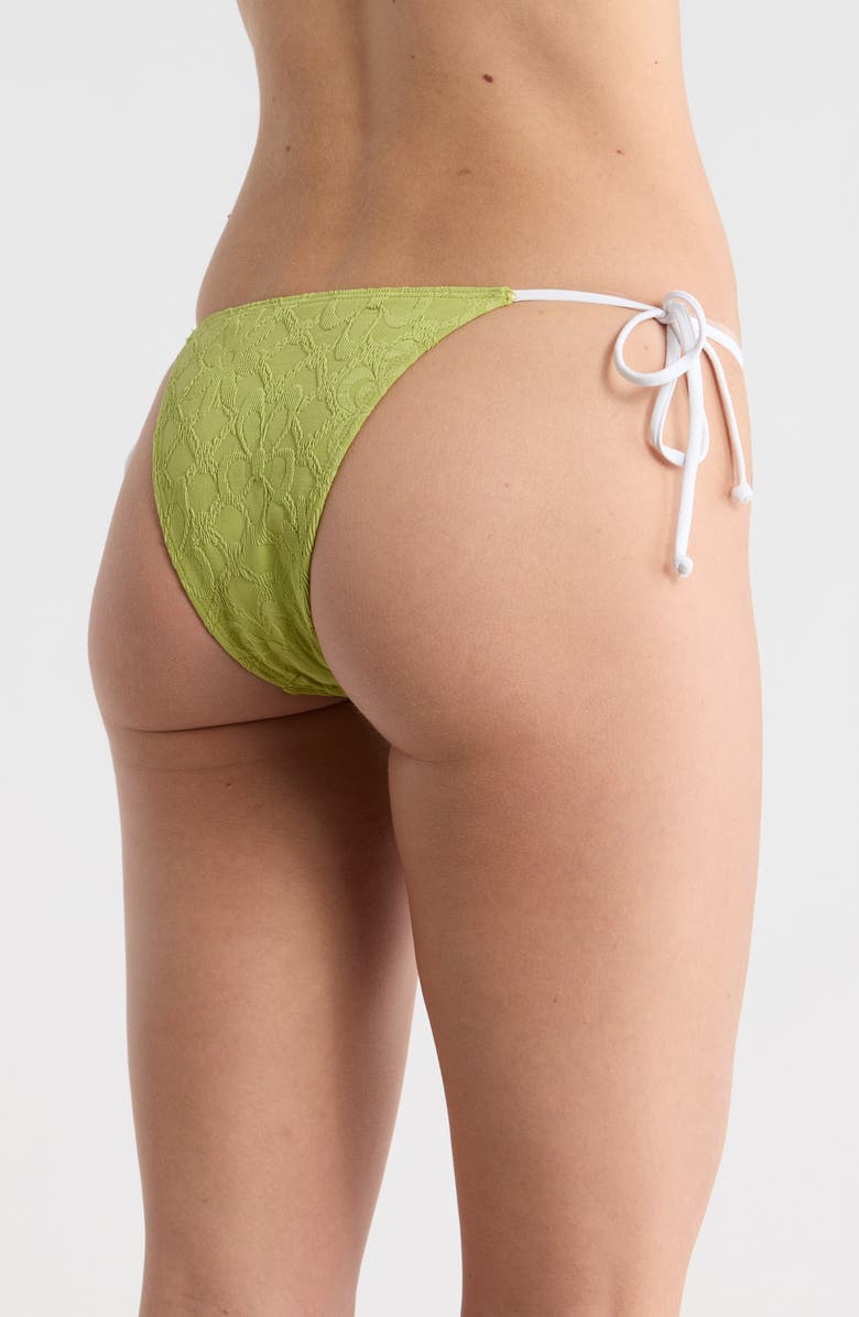 Free People Michelle Triangle Bikini Bottoms, Alternate, color, Guacamole