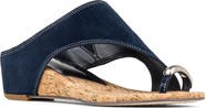 Donald Pliner Vesna Toe Loop Wedge Sandal