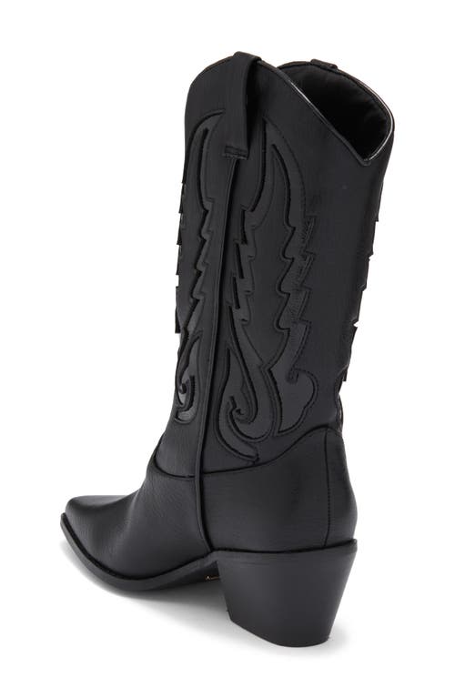 Billini Norva Western Pointed Toe Boot In Black