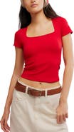 Free People Sunfade Clean Lines Baby T-Shirt