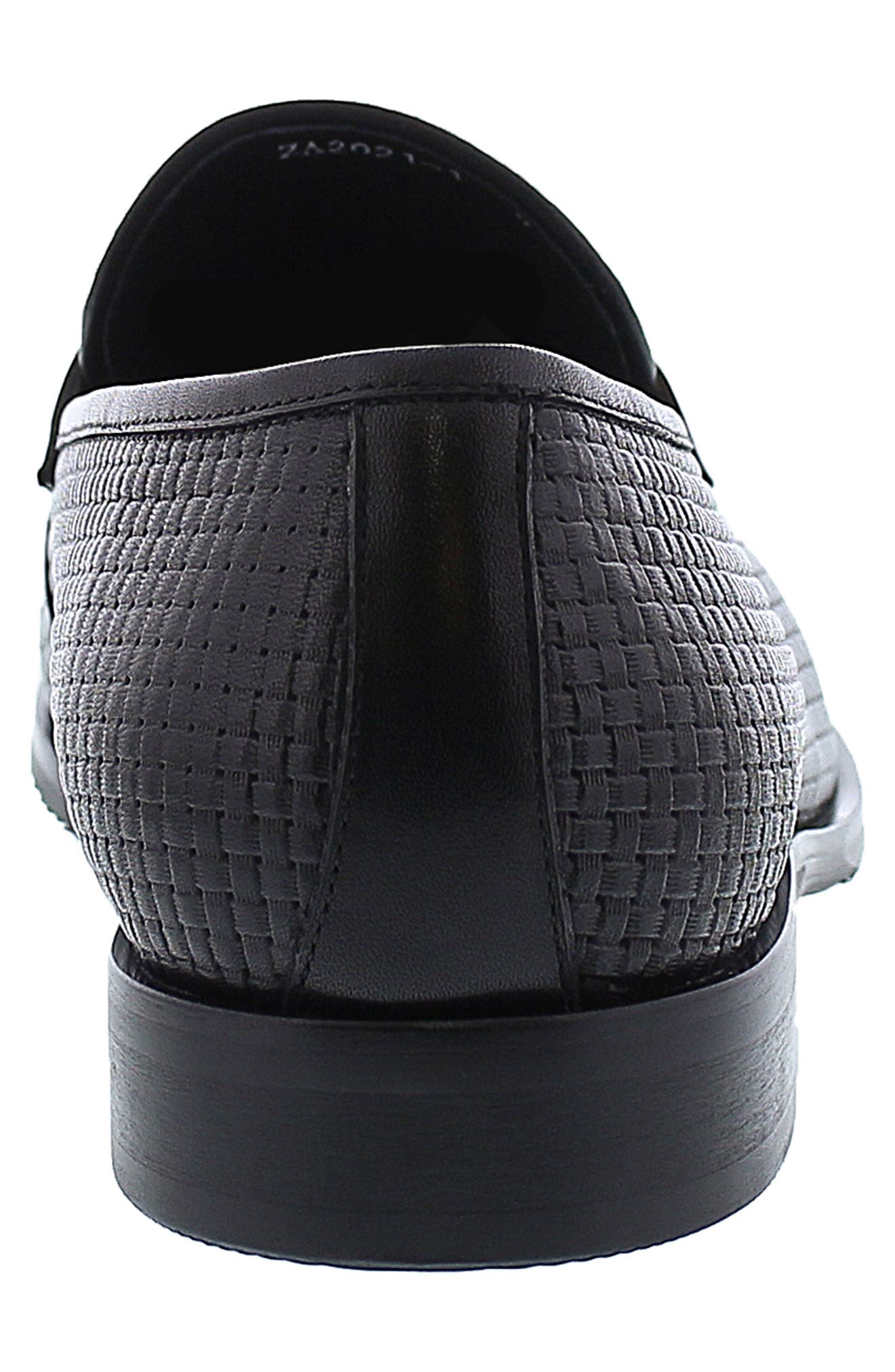Zanzara Oscar Leather Woven Penny Loafer, Alternate, color, 