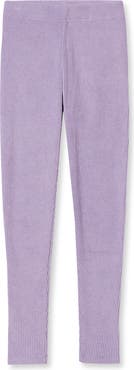 Lands' End Girls Ribbed Knit Leggings